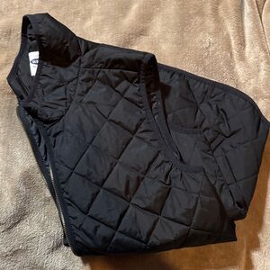 Old Navy Light Weight Black Quilted Vest